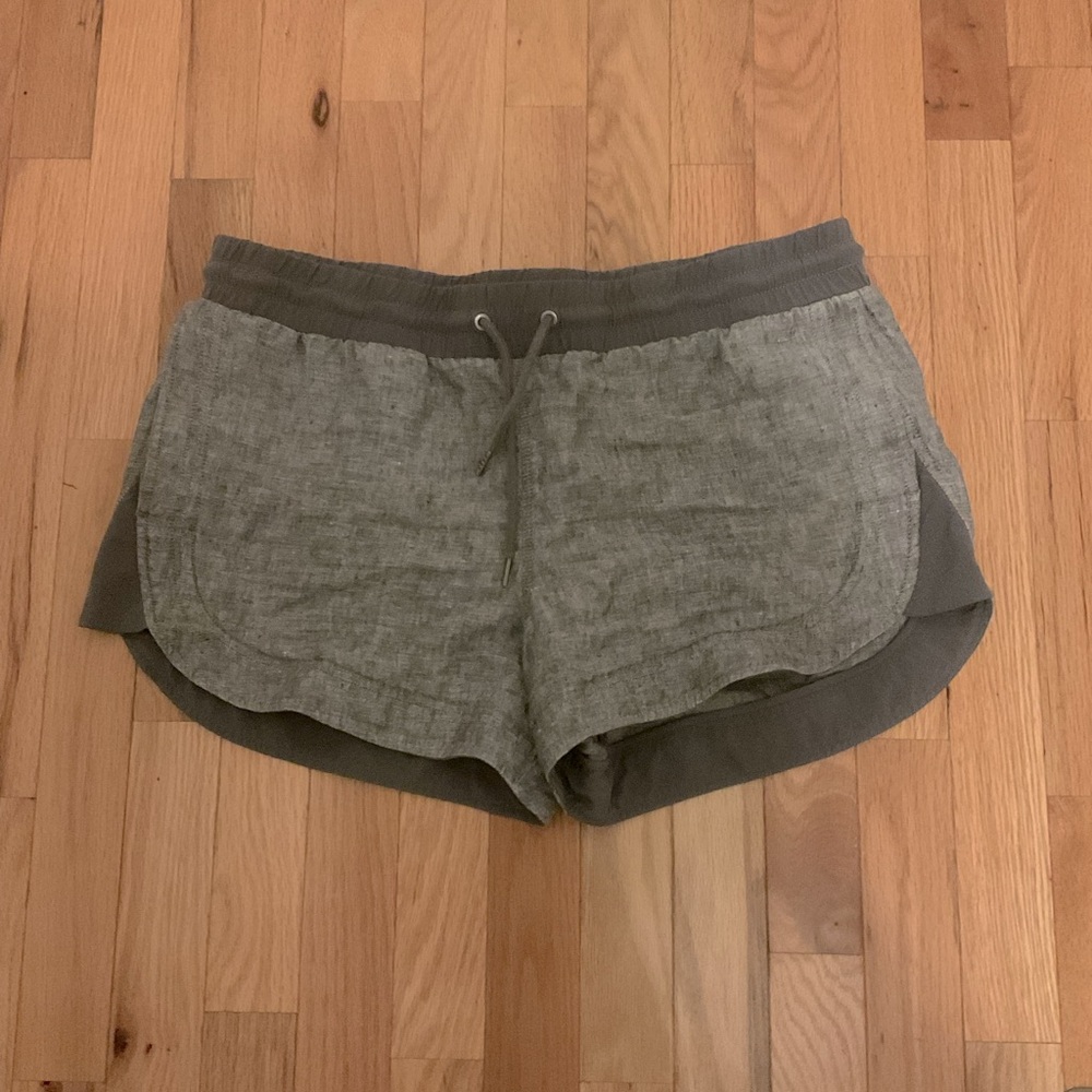 Athleta linen shorts